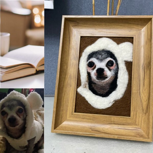 2D Wool-Painted Pet Portrait - Image 2