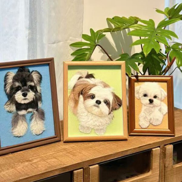 2D Wool-Painted Pet Portrait - Image 4